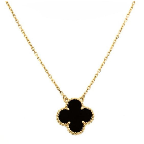 Black van cleef necklace